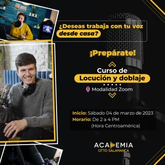 Curso De Locución Y Doblaje