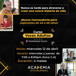 Locución y Doblaje [Voces Adultas (Abril)]