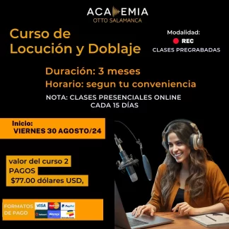 Curso de Locución y Doblaje