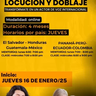 Locución & Doblaje [ENE] 2025